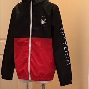 Spider black windbreaker